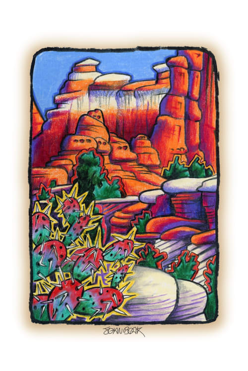 Elephant Canyon: prints | Paintings by John Boak