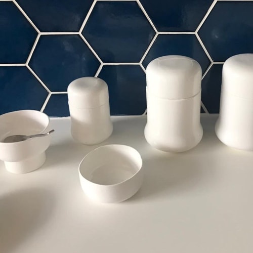 China Storage Jar. Ceramic Storage Pot. Contemporary Jar. | Tableware by Wendy Tournay Ceramics
