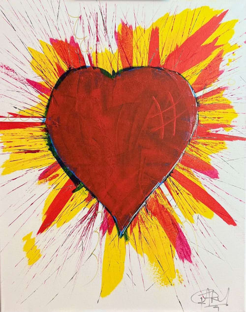 Valentines Day #3 (24"x30") | Mixed Media in Paintings by The Art Of Gary Gore