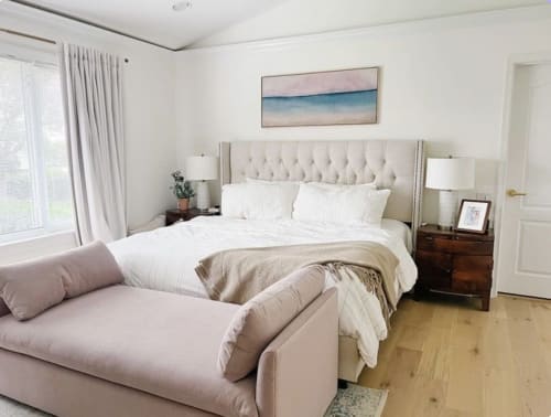 Ocean Sunrise Canvas Artwork | Murals by CER Dye Design