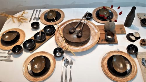 Complete Stoneware Ceramic Dinnerware Set for 6 | Plate in Dinnerware by YomYomceramic