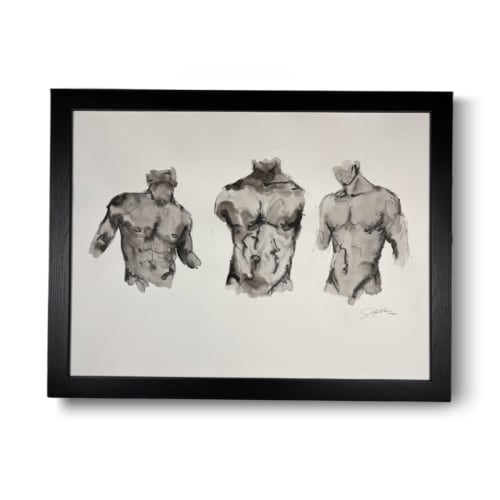 Trio | Watercolor Painting in Paintings by John Velo Studio