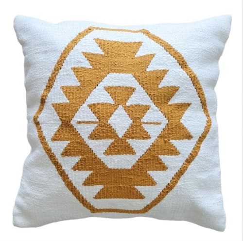 Hugo Handwoven Cotton Decorative Throw Pillow Cover | Pillows by Mumo Toronto