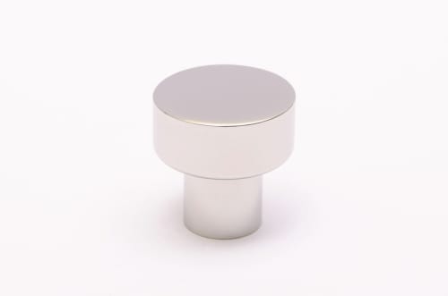 Dot 18 Polished Stainless Steel Knob | Hardware by Windborne Studios