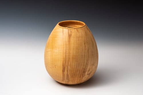 Quilted Maple Vase | Vases & Vessels by Louis Wallach Designs