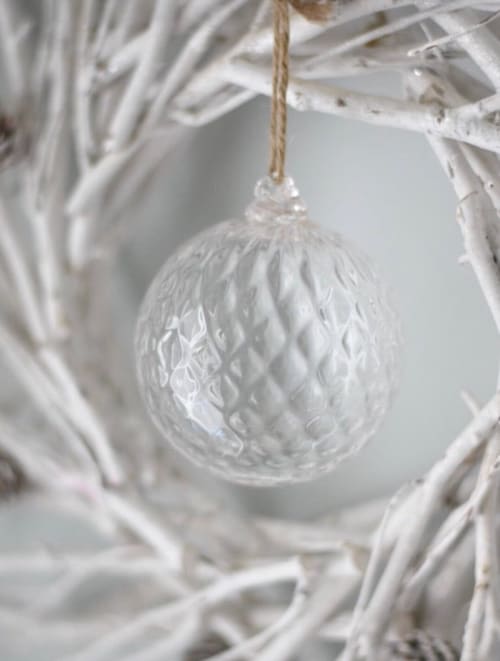 Optic Christmas Ornament | Decorative Objects by Tucker Glass and Design`