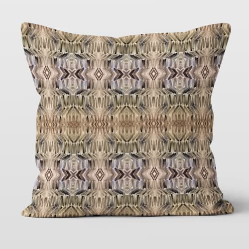 Inktober Cotton Linen Throw Pillow Cover | Pillows by Brandy Gibbs-Riley