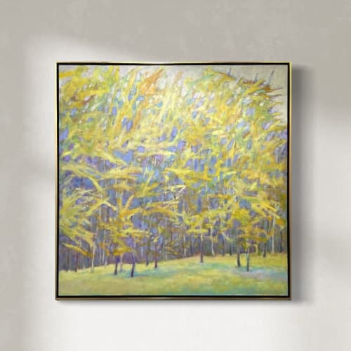 Yellow Winds II | Oil And Acrylic Painting in Paintings by Sorelle Gallery