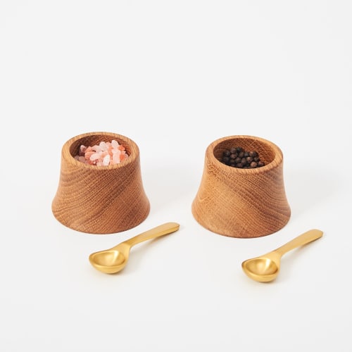 Pinch Bowls with spoons Set of 2 | Dinnerware by The Collective