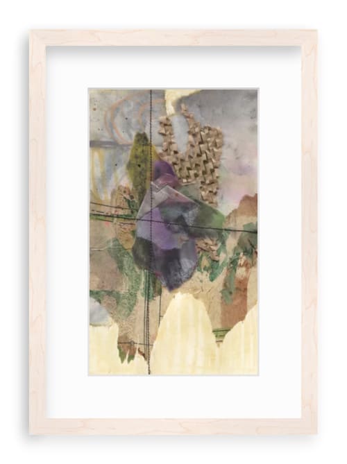 Stitch in Time no.6 - Mixed Media Collage | Mixed Media by Odd Duck Press