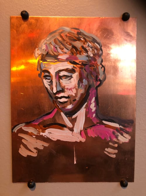 Copper Youth | Oil And Acrylic Painting in Paintings by Eric Farache Artist