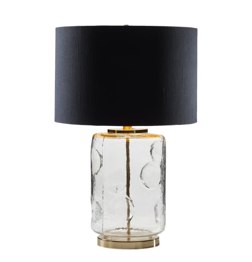 Glanz Glass Table Lamp | Sconces by Home Blitz
