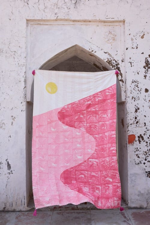 Mana Kantha Throw | Linens & Bedding by CQC LA