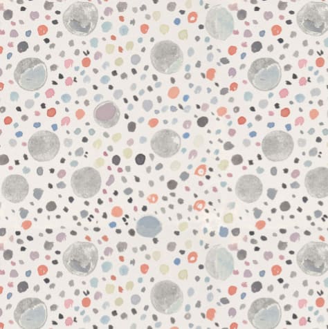 Pop Rocks, Salmon | Linens & Bedding by Philomela Textiles & Wallpaper