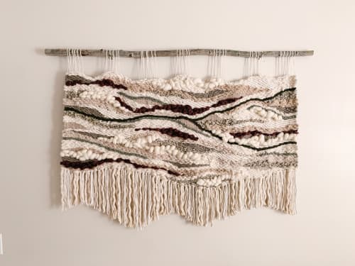 Merlot | Macrame Wall Hanging in Wall Hangings by Rebecca Whitaker Art