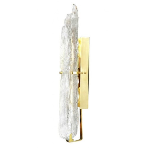 AM2430W Glass Totem Sconce | Sconces by Alan M