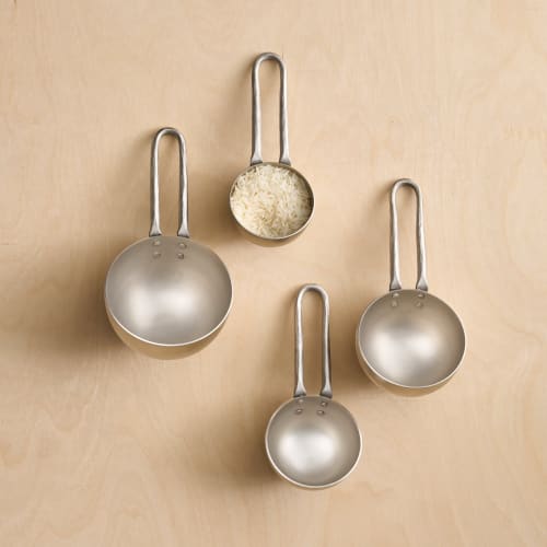 Forge Pewter Measuring Scoops - Set of 4 | Utensils by The Collective
