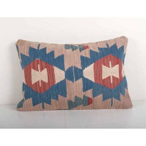 Anatolian Geometric Kilim Rug Pillow Cover, Vintage Handmade | Cushion in Pillows by Vintage Pillows Store