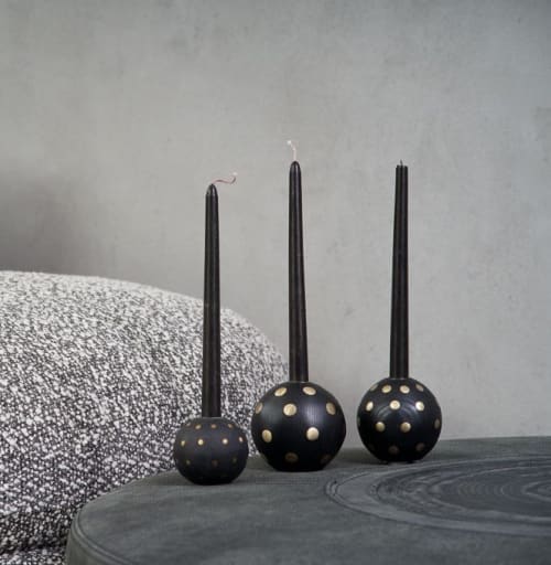 Dots candle holder - bougeoir #2 | Decorative Objects by Nadine Hajjar Studio