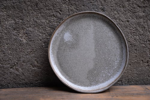 Set of 4 cake plates - (set nr4) STC organic natural shape | Dinnerware by Laima Ceramics