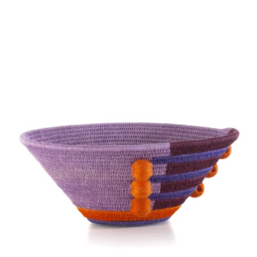 fret medium basket lilac | Storage Basket in Storage by Charlie Sprout