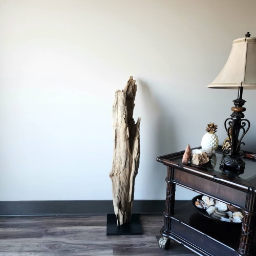 Rustic Driftwood Art Sculpture "Feathered" | Sculptures by Sculptured By Nature  By John Walker