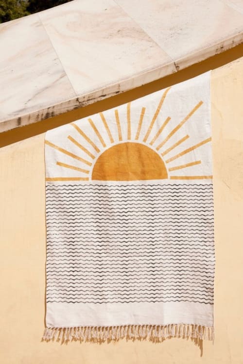 Rising Sun Rug | Small Rug in Rugs by CQC LA