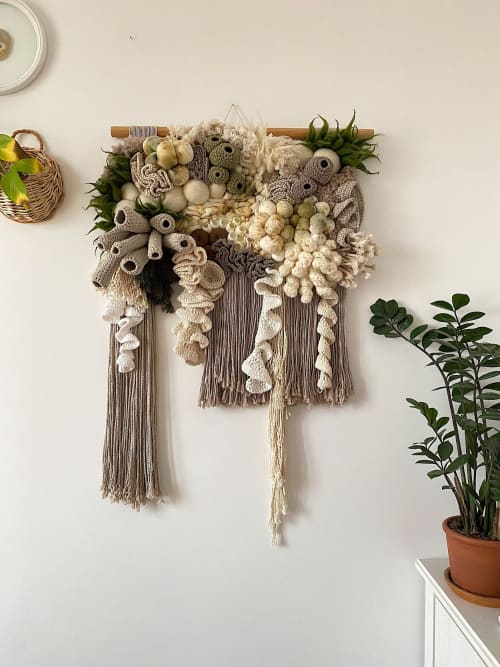 Unique coral reef weaving | Wall Hangings by Awesome Knots