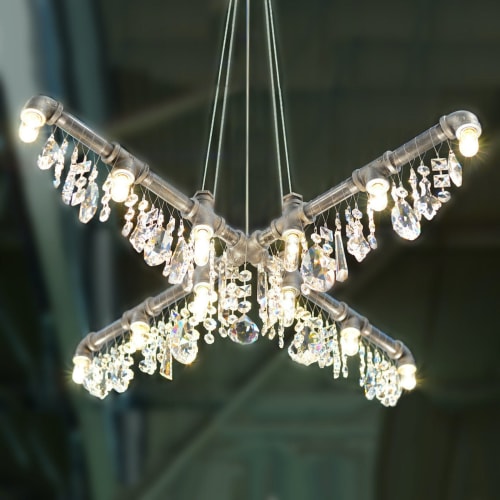 Tribeca X-Chandelier | Chandeliers by Michael McHale Designs
