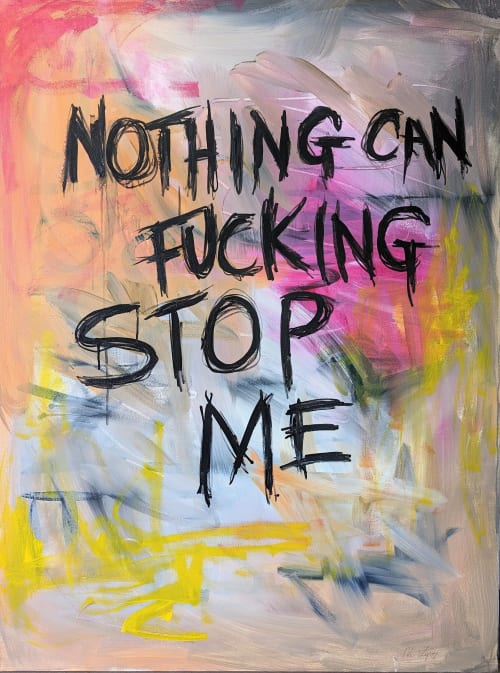 Embracing Rage | Oil And Acrylic Painting in Paintings by Margaret Lipsey