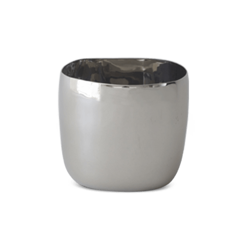 Cuadrado Medium Vessel In Stainless Steel | Vases & Vessels by Tina Frey