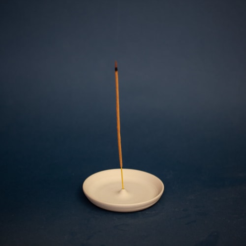 White Clay Naked Incense Holder | Decorative Objects by Melike Carr