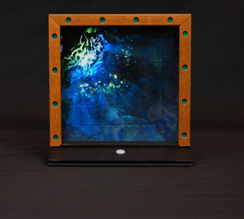 Maelstrom - WorldView Illuminated Desk Sculpture | Sculptures by Scott Williams - Unique Originals