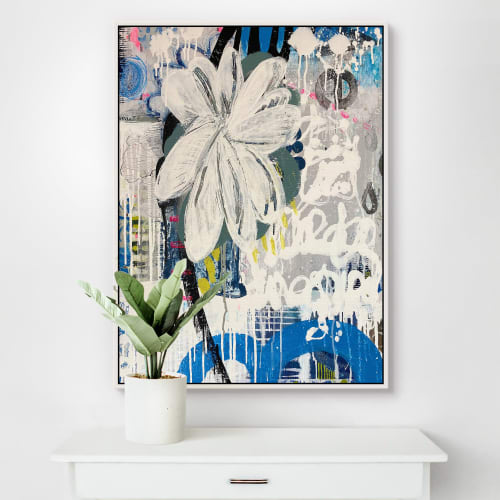 Weme | Oil And Acrylic Painting in Paintings by Sarah Finucane