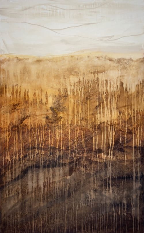 Honeycomb I | Oil And Acrylic Painting in Paintings by Elizabeth Mason