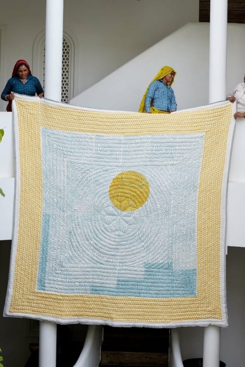 Van Gogh Quilt | Linens & Bedding by CQC LA