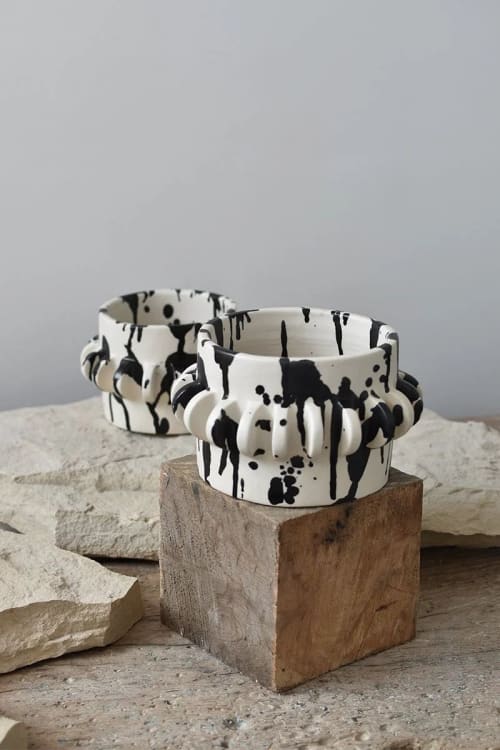 Rock Handmade Ceramic Planter | Vases & Vessels by OWO Ceramics