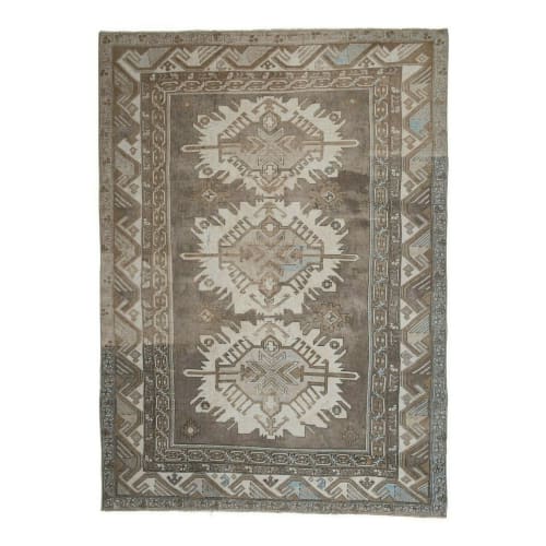 Vintage Oversize Turkish Kars Rug 7'9" X 10'10" | Rugs by Vintage Pillows Store