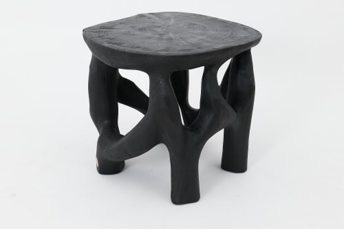 Sculptural Coffee Table, Solid Wood, Contemporary Design, Handmade | Tables by Logniture