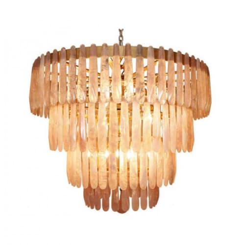 Alan Mizrahi IQ2147 Rose Quartz | Chandeliers by Alan Mizrahi Lighting Design