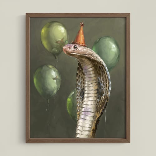 Birthday Cobra | Work by The Ugly Cat Studio