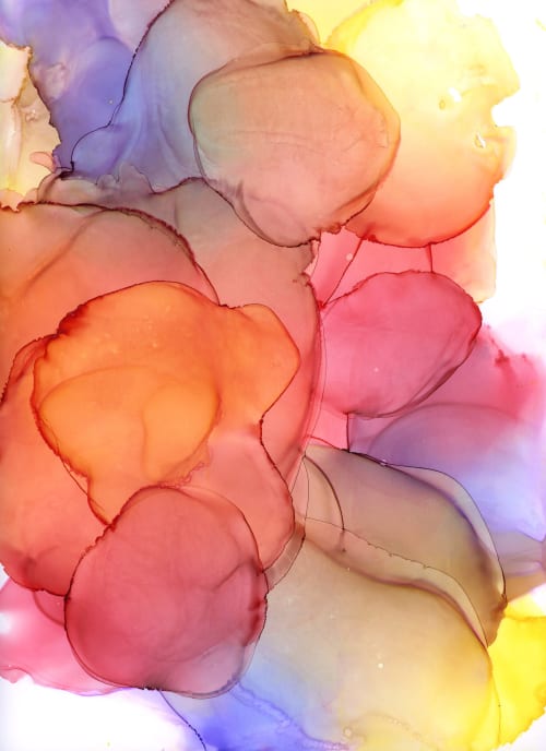 Sundrenched Glow | Mixed Media in Paintings by Megan Spindler