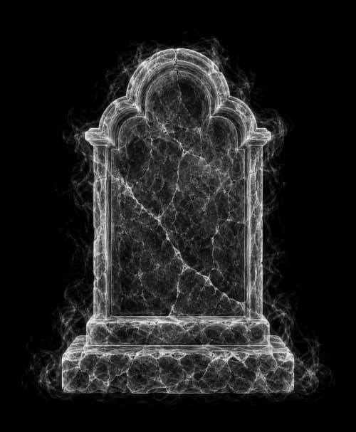 EXPOSED HALLOWEEN — TOMBSTONE | Decorative Objects by Exposedart