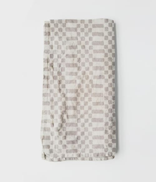 100% Linen Tea Towel - Clay Twill | Linens & Bedding by S W E V E N