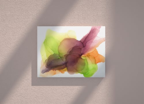 Splendor II | original abstract art | Mixed Media in Paintings by Megan Spindler