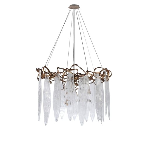 Alan Mizrahi CA1314 Niagara Round | Chandeliers by Alan Mizrahi Lighting Design