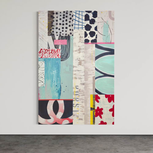 Replay | Oil And Acrylic Painting in Paintings by Sarah Finucane