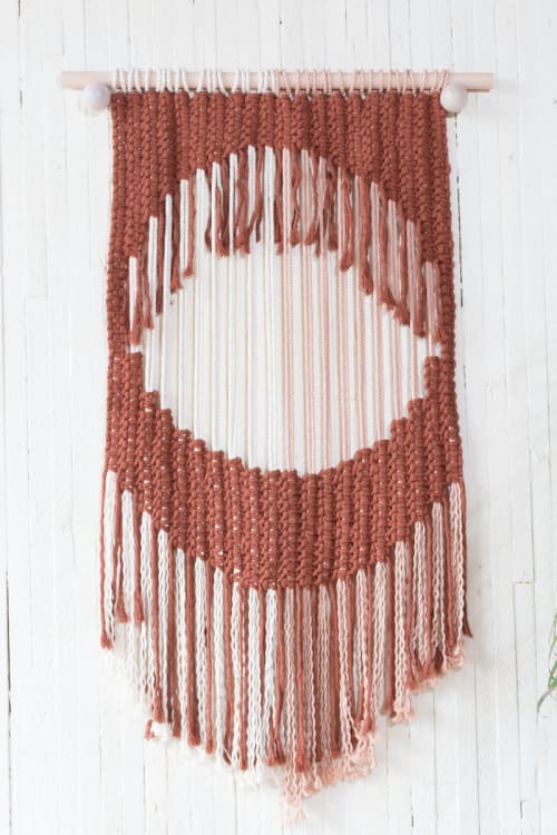 Lunar Intentions Wall Hanging - Sample | Macrame Wall Hanging in Wall Hangings by Modern Macramé by Emily Katz