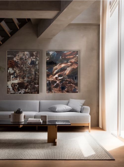 perspectives diptych | Paintings by visceral home