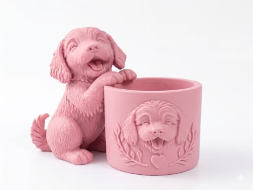 The Labradoodle Planter | Plant Stand in Plants & Landscape by Kimi Craft Corner